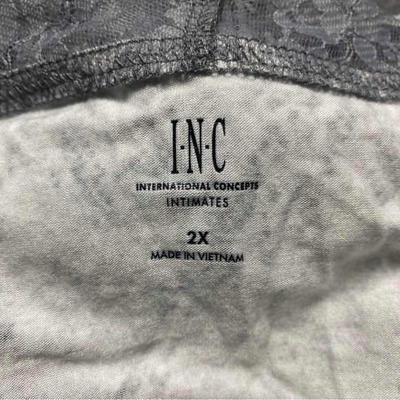 INC intimates women’s size 2X nightgown soft lace trim snake skin - Picture 5 of 6